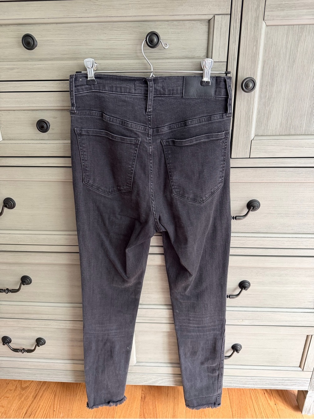 Madewell Raw Hem High-Rise Black Women’s Jeans - Picture 5 of 6